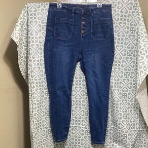 Judy Blue Dark Indigo Skinny Jeans